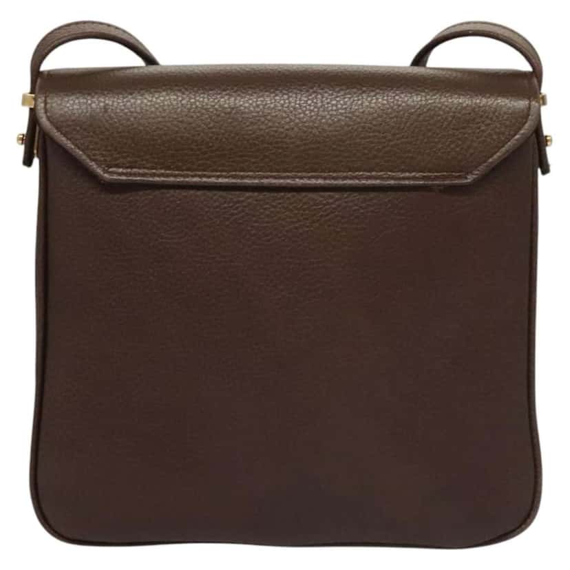 Bally Vintage Shoulder Bag Brown Leather Good condition - Back View