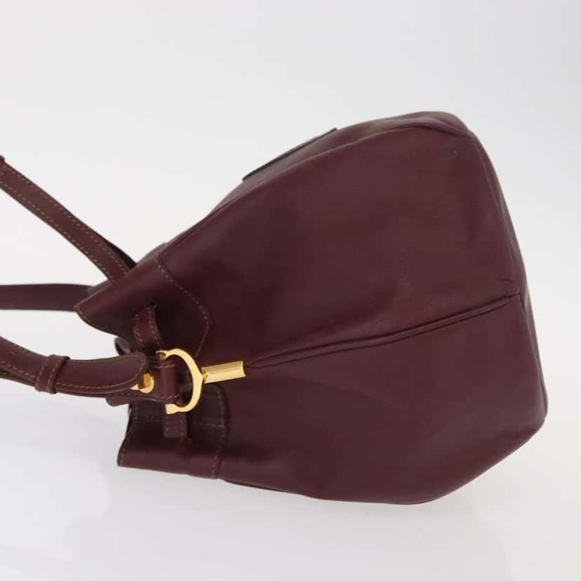 Cartier Must de cartier bag Burgundy Leather Good condition - Model View