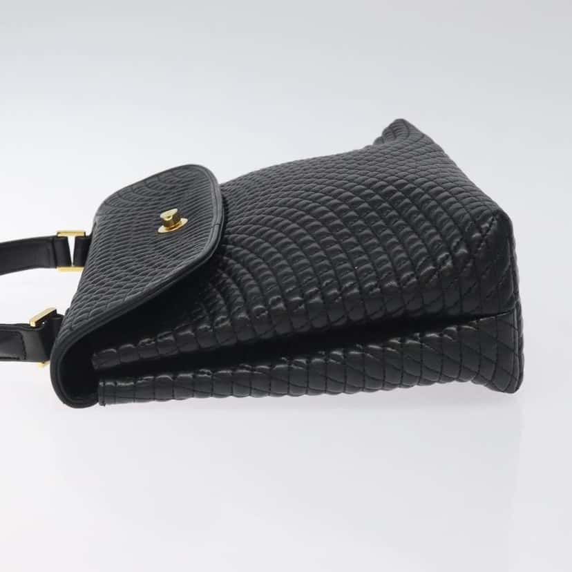 Bally Vintage Handbag Black Leather Good condition - Model View