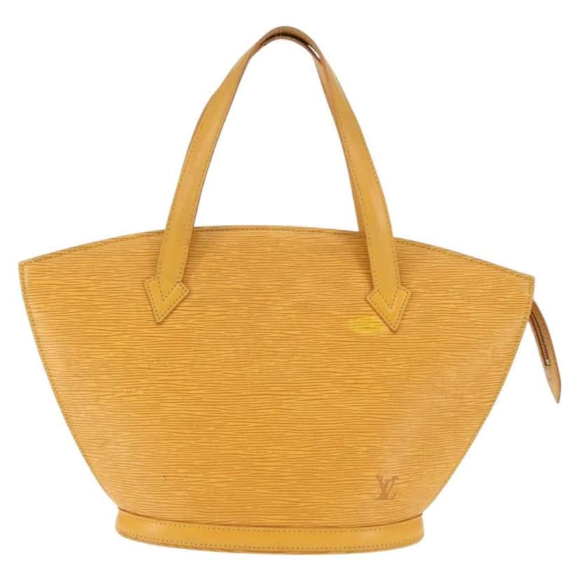 Louis Vuitton Saint Jacques Handbag Yellow Leather Good condition - Front View