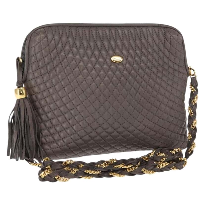 Bally Vintage Chain Shoulder Bag Other Leather Good condition - Front View