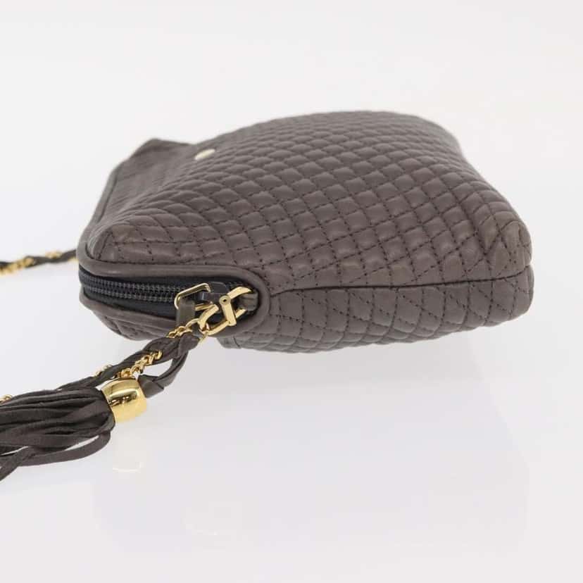 Bally Vintage Chain Shoulder Bag Other Leather Good condition - Model View