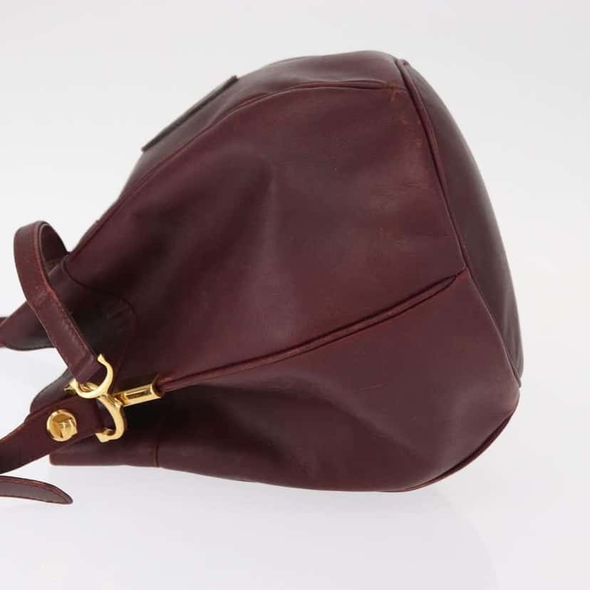 Cartier Must de cartier bag Burgundy Leather Good condition - Model View