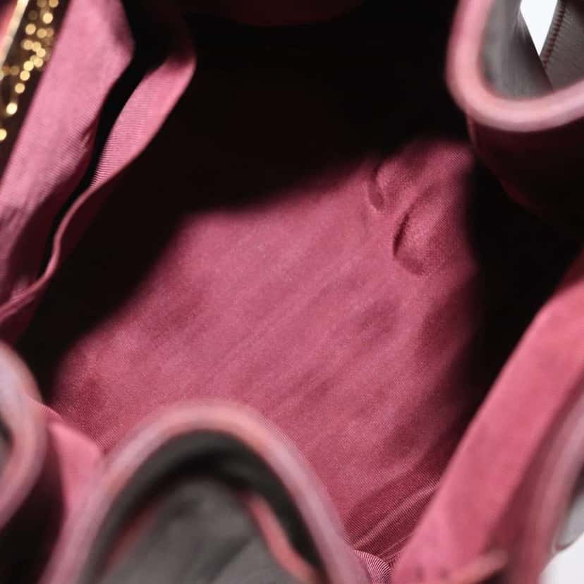 Cartier Must de cartier bag Burgundy Leather Good condition - Box View
