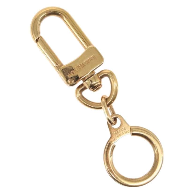 Louis Vuitton Anokre Bag Charm and Key Holder Gold Metal Fair condition - Front View