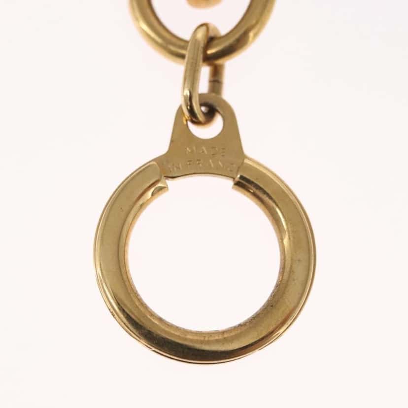 Louis Vuitton Anokre Bag Charm and Key Holder Gold Metal Fair condition - Inside View