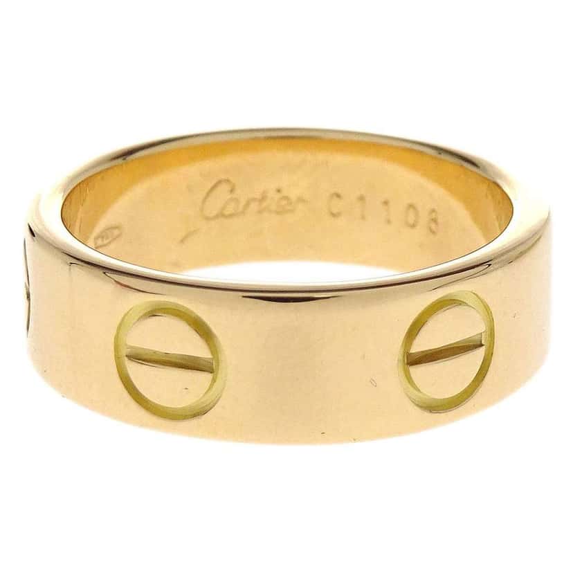 Cartier Love Wedding Band Ring Gold Good condition - Front View