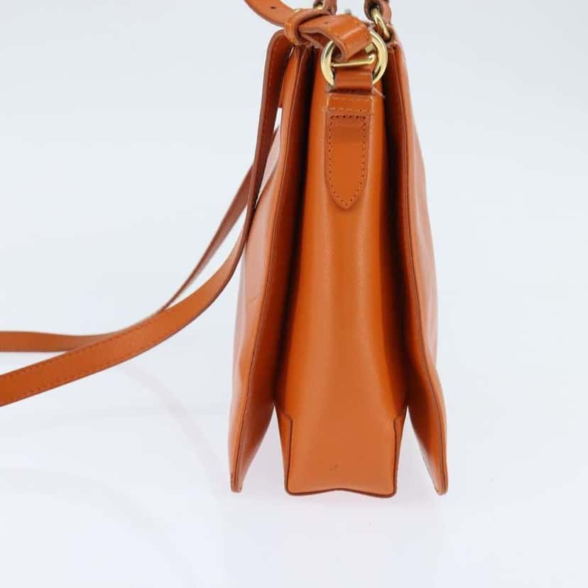 Salvatore Ferragamo Vala tote Orange Leather Good condition - Model View