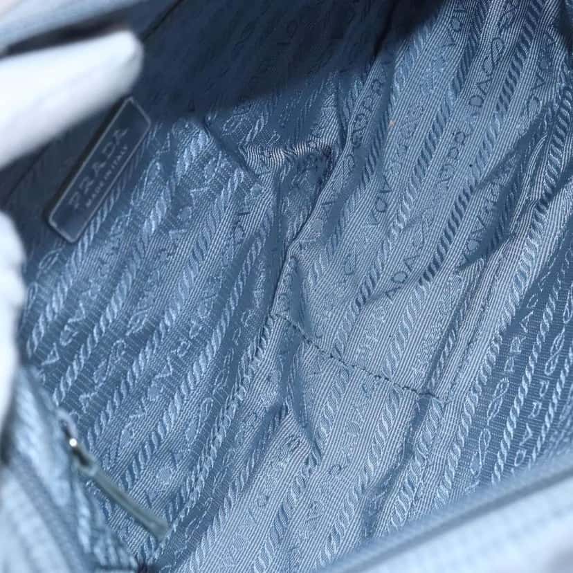 Prada Front Pocket Camera Bag Blue Good condition - Box View