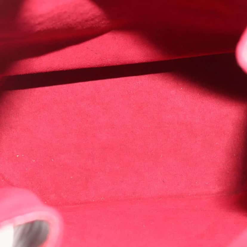 Louis Vuitton Vintage Sac d'Epaule Handbag Red Leather Good condition - Box View