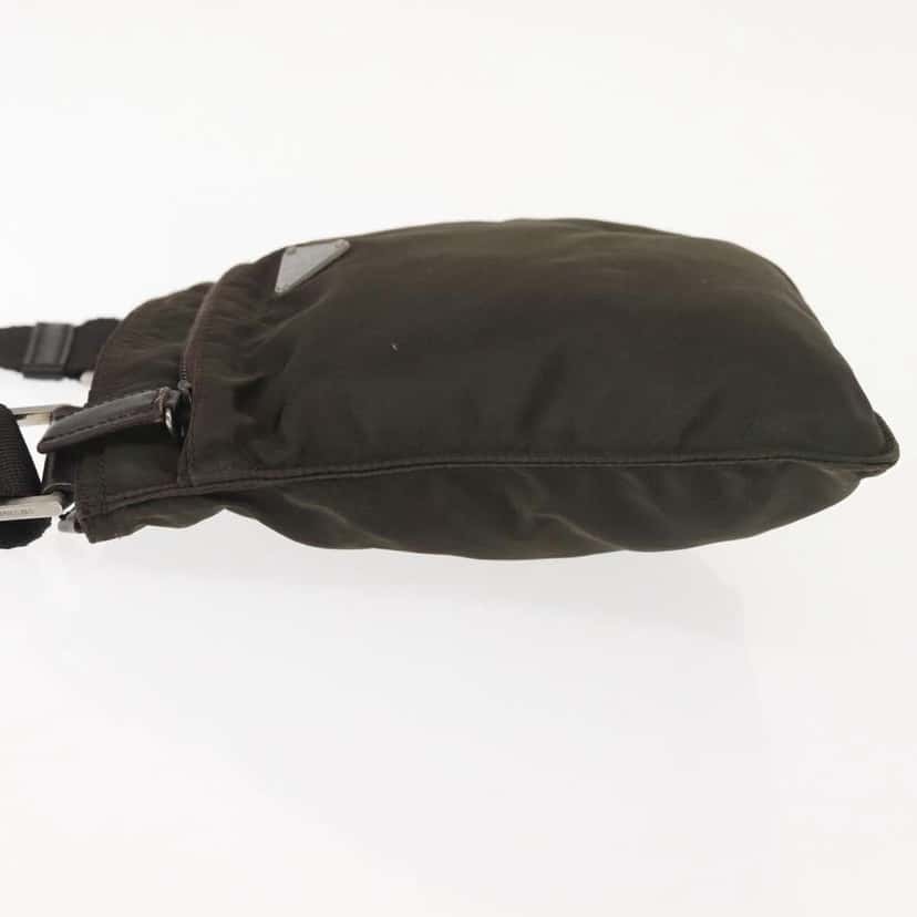 Prada Front Pocket Messenger Bag Khaki Good condition - Model View