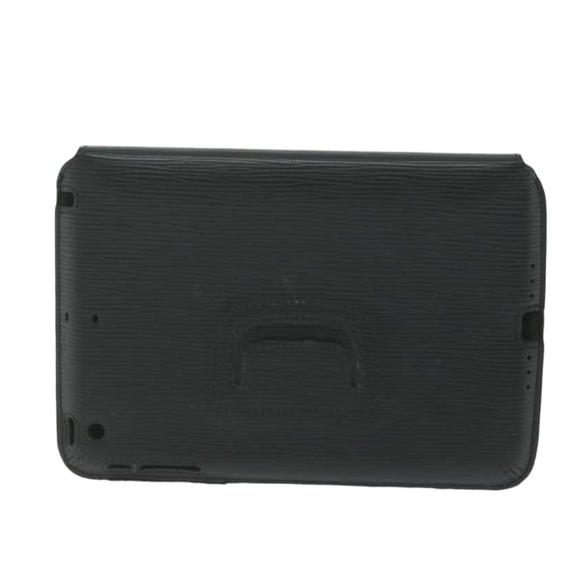 Louis Vuitton iPad Case Black Leather Good condition - Back View