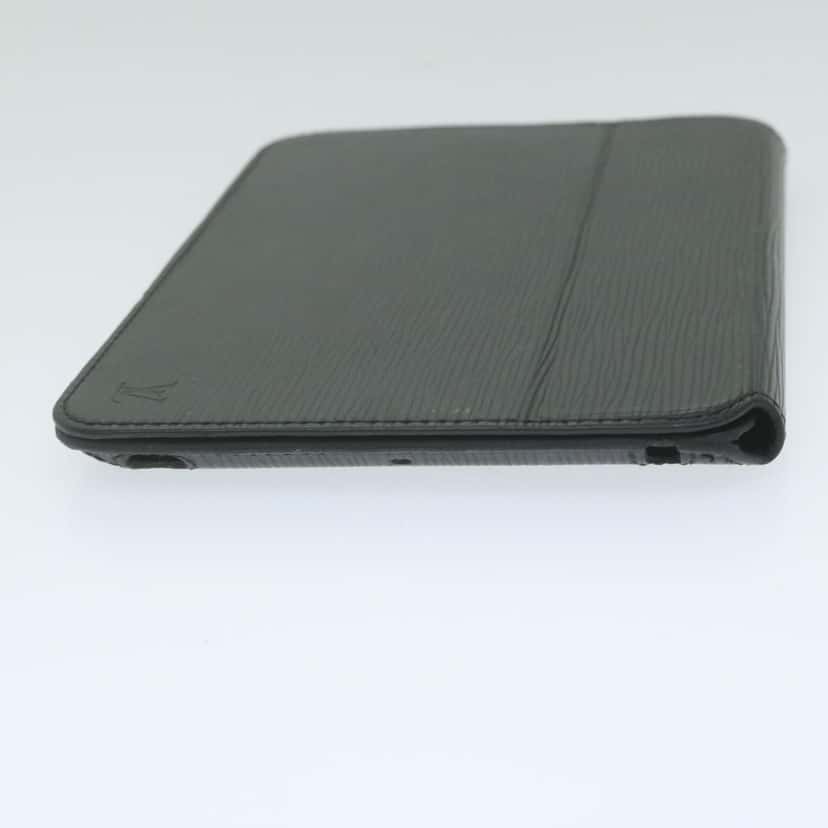 Louis Vuitton iPad Case Black Leather Good condition - Inside View