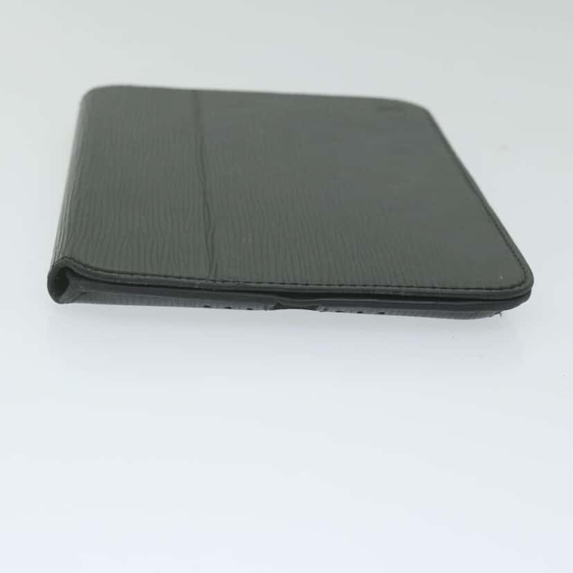 Louis Vuitton iPad Case Black Leather Good condition - Model View