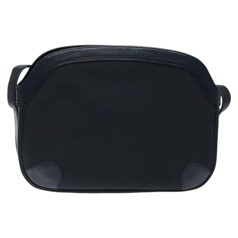 Burberry Vintage Shoulder Bag Navy Canvas Good condition - Back View