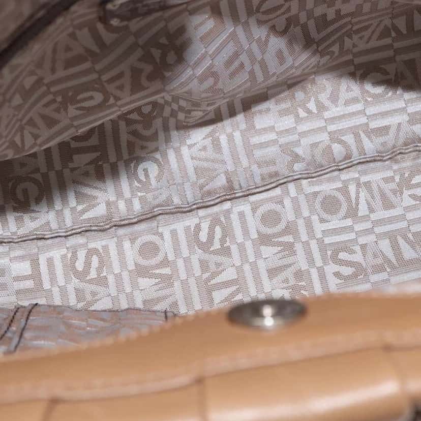 Salvatore Ferragamo Gancini handbag Brown Leather Good condition - Box View