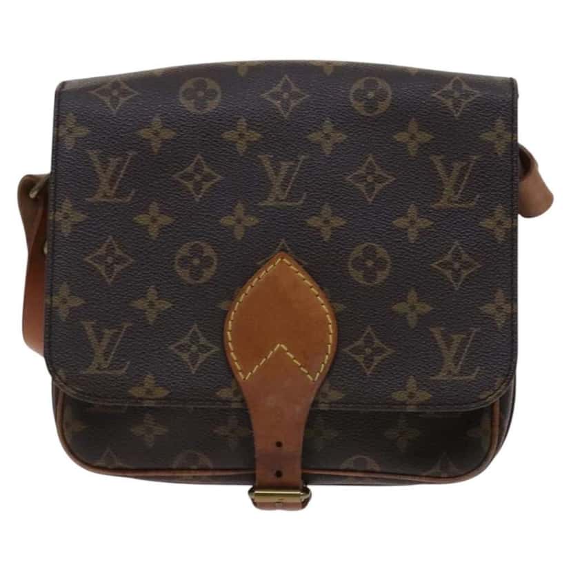 Louis Vuitton Cartouchiere Handbag Brown Canvas Fair condition - Front View