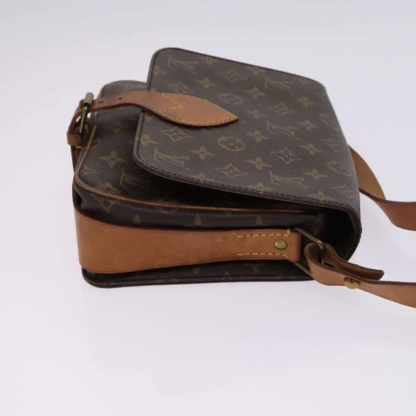 Louis Vuitton Cartouchiere Handbag Brown Canvas Fair condition - Inside View