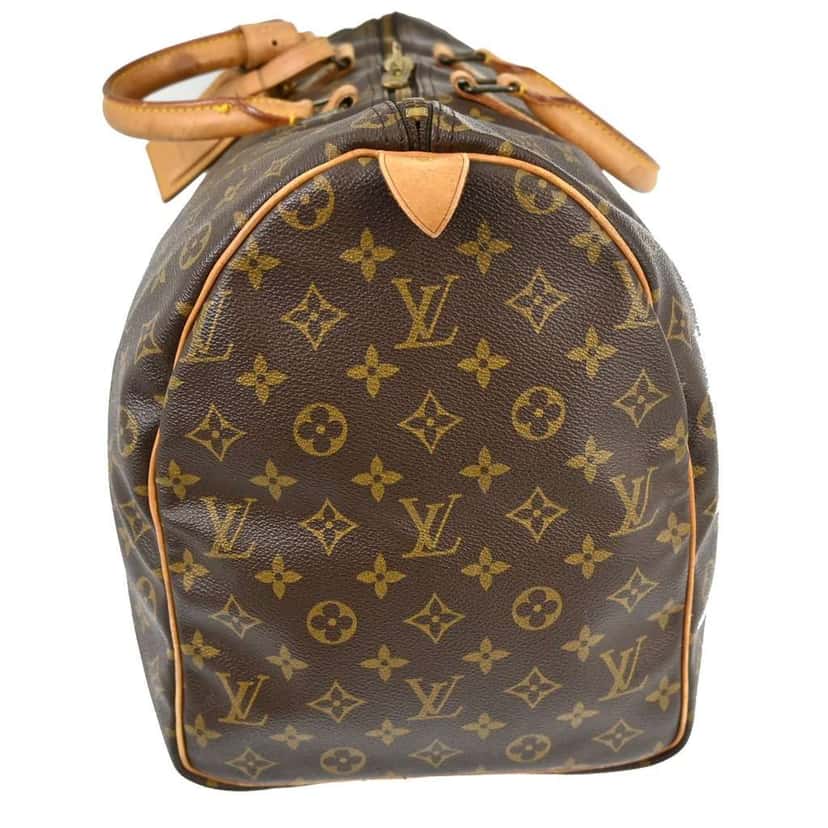 Louis Vuitton Keepall Bag Brown Canvas Fair condition - Inside View