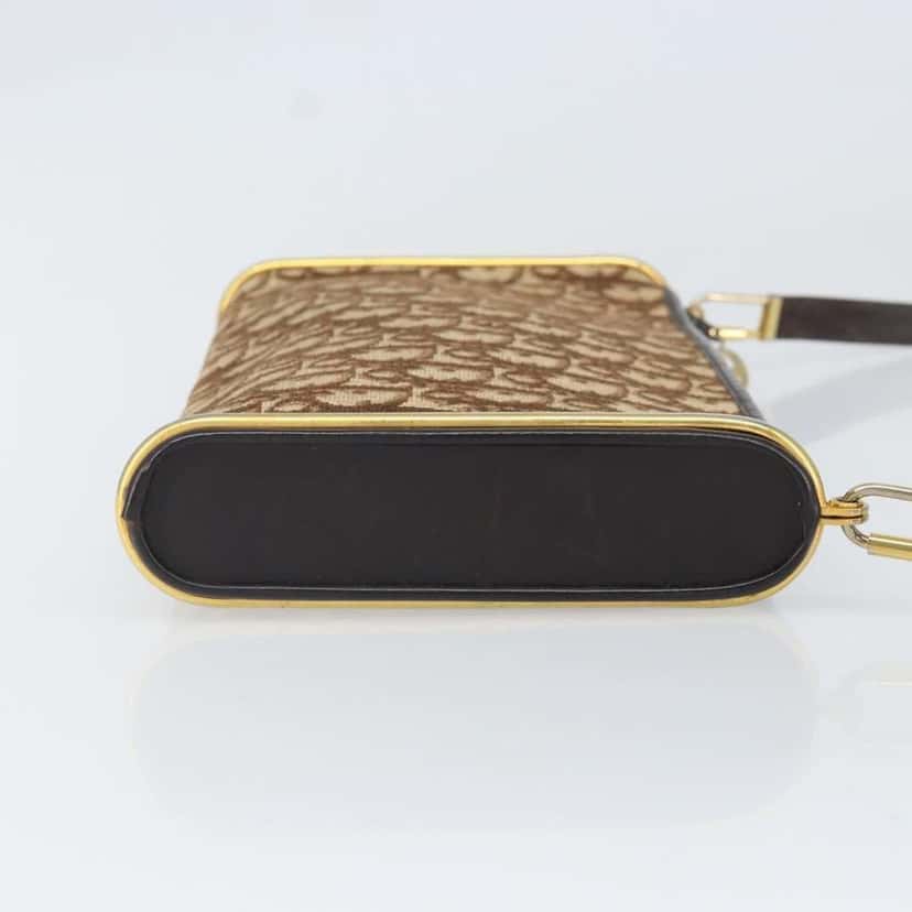 Christian Dior Trotter shoulder bag Brown Canvas Good condition - Inside View