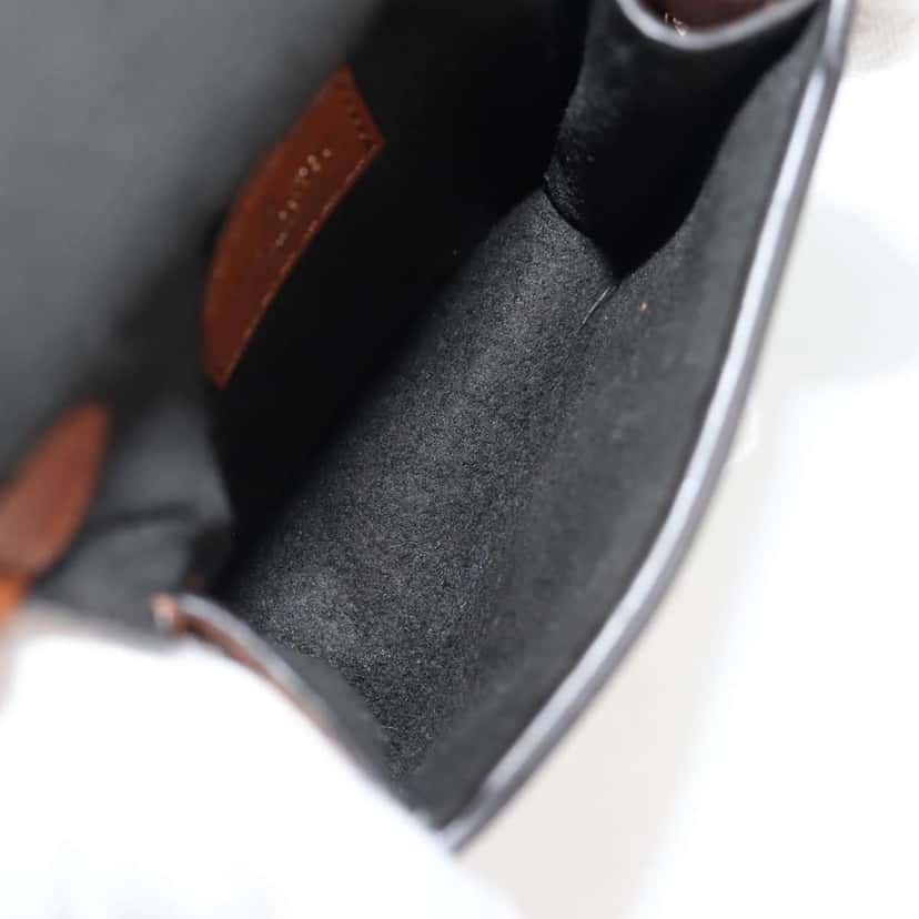 Louis Vuitton Dauphine Shoulder Bag Brown Canvas Very good condition - Box View