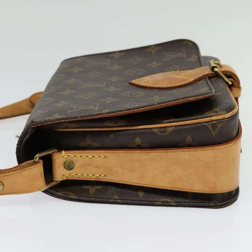 Louis Vuitton Cartouchiere Handbag Brown Canvas Fair condition - Inside View
