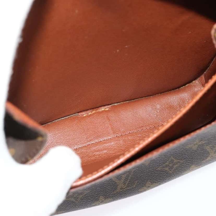 Louis Vuitton Cartouchiere Handbag Brown Canvas Fair condition - Box View