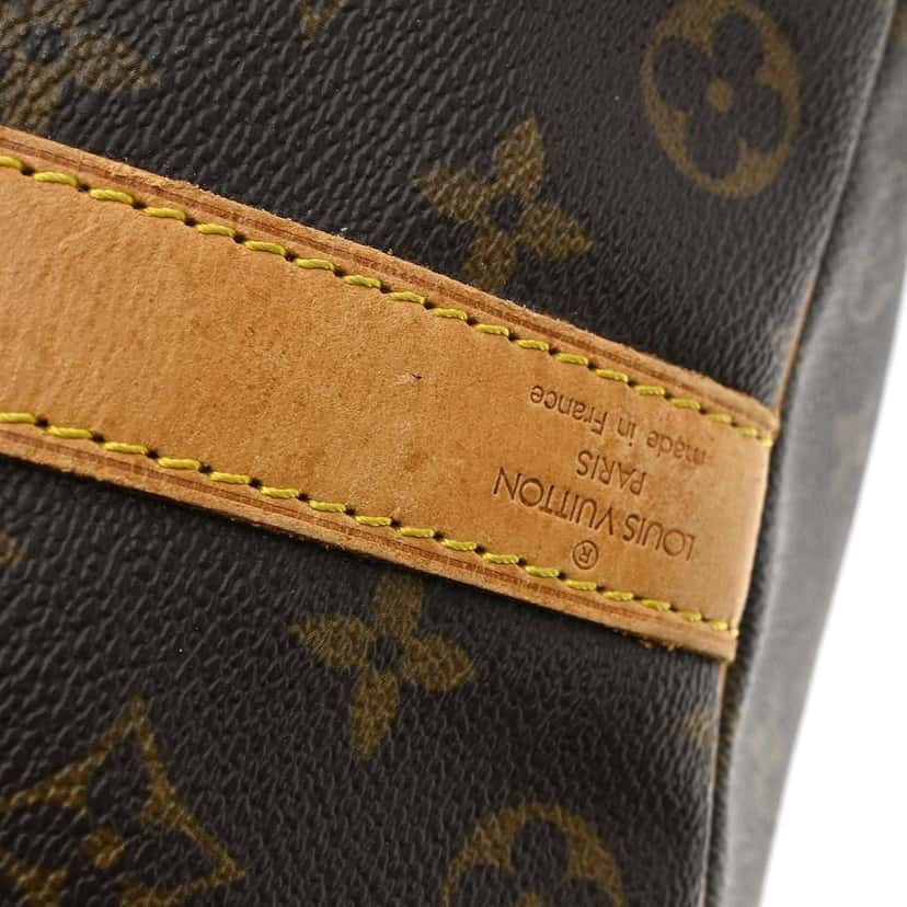 Louis Vuitton Keepall Bandouliere Bag Brown Canvas Fair condition - Inside View