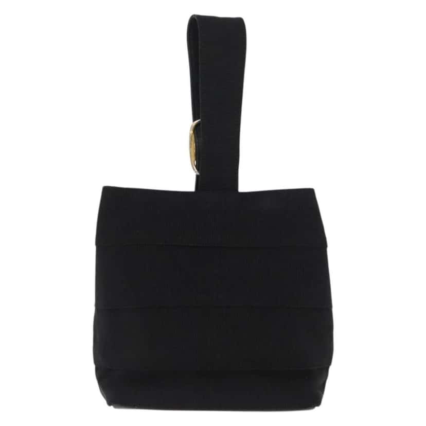 Salvatore Ferragamo Vala Clutch bag Black Good condition - Back View