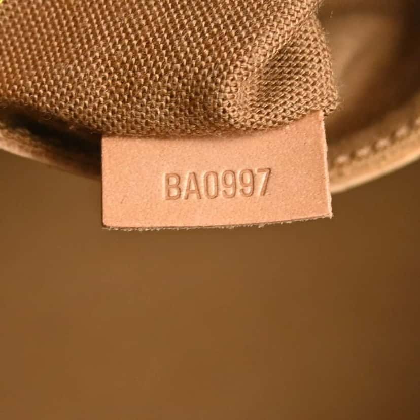 Louis Vuitton Alma Handbag Brown Canvas Fair condition - Box View