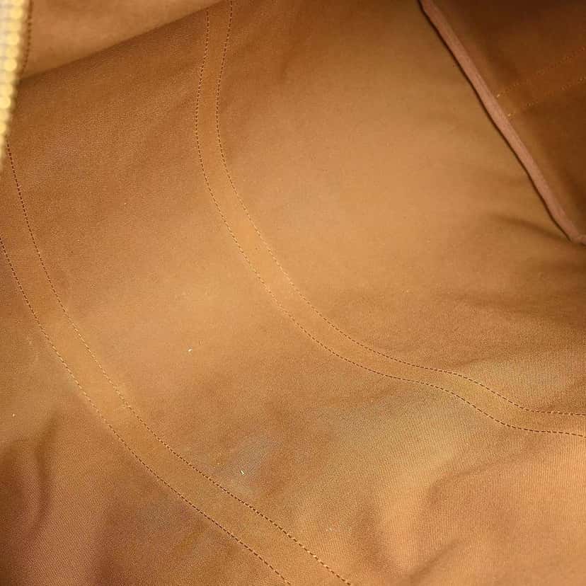 Louis Vuitton Keepall Bandouliere Bag Brown Canvas Good condition - Inside View