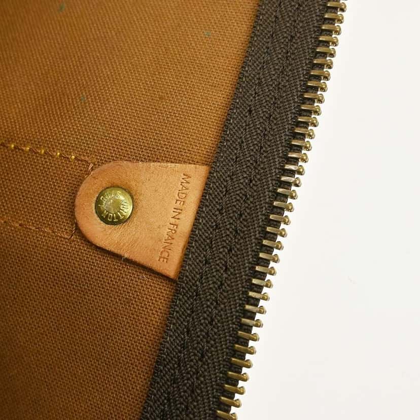 Louis Vuitton Keepall Bandouliere Bag Brown Canvas Good condition - Box View