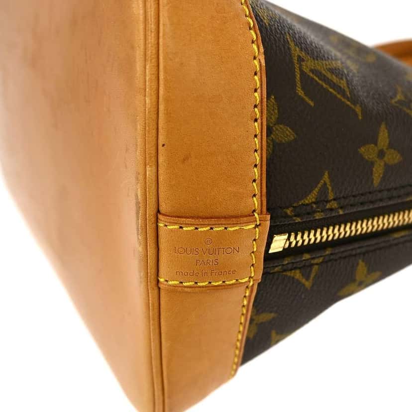 Louis Vuitton Alma Handbag Brown Canvas Good condition - Model View