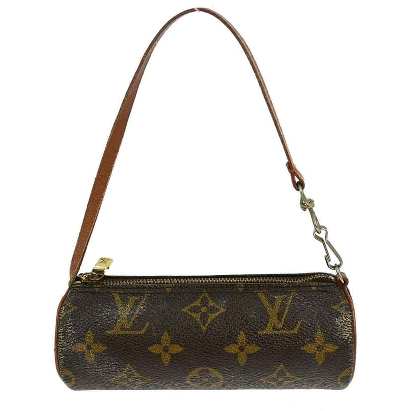 Louis Vuitton Papillon Pochette Brown Canvas Fair condition - Front View