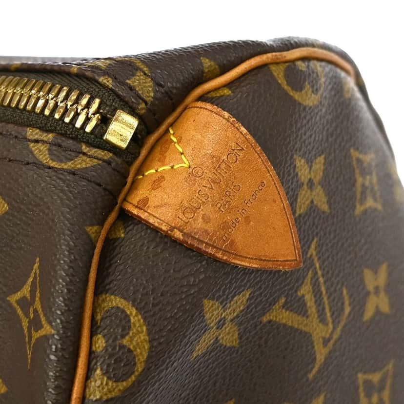 Louis Vuitton Keepall Bag Brown Canvas Fair condition - Model View