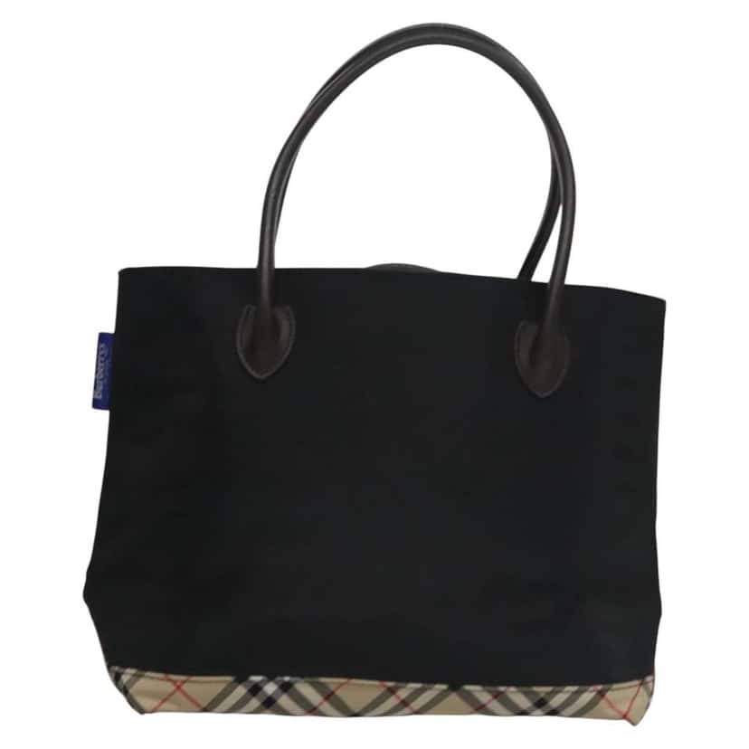 Burberry Blue Label Tote Bag Black Good condition - Back View