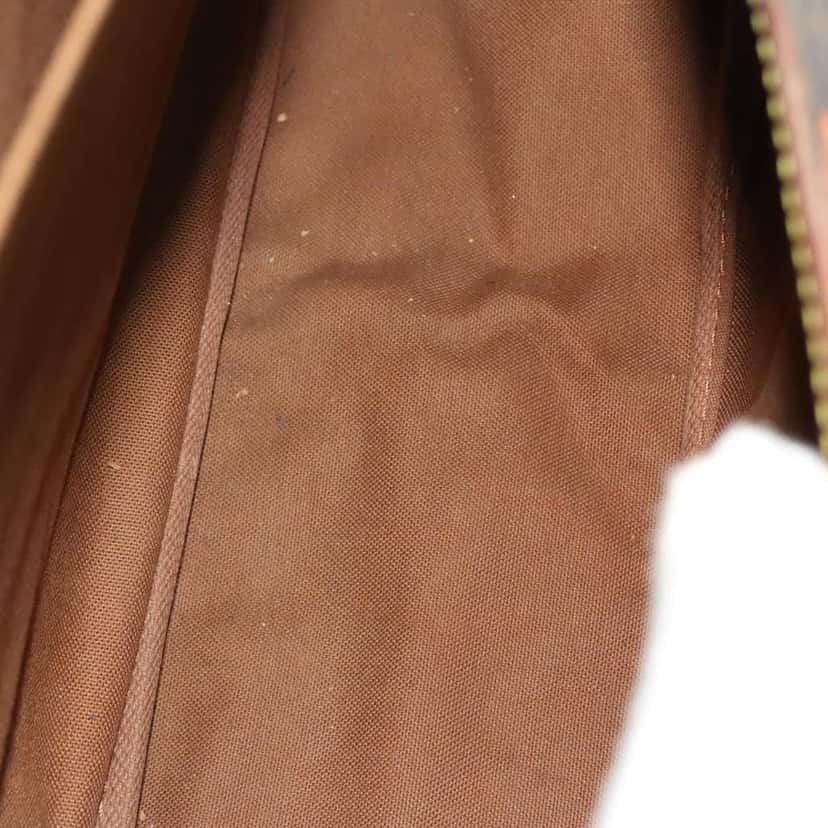 Louis Vuitton Saumur Handbag Brown Canvas Fair condition - Box View