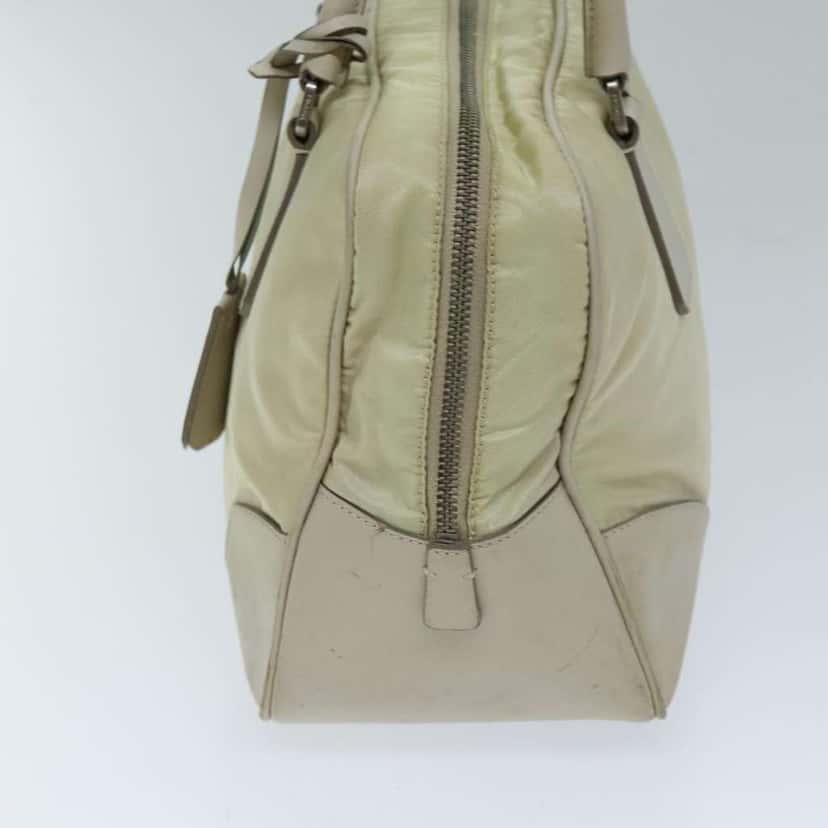 Prada Bauletto Bag Beige Fair condition - Inside View