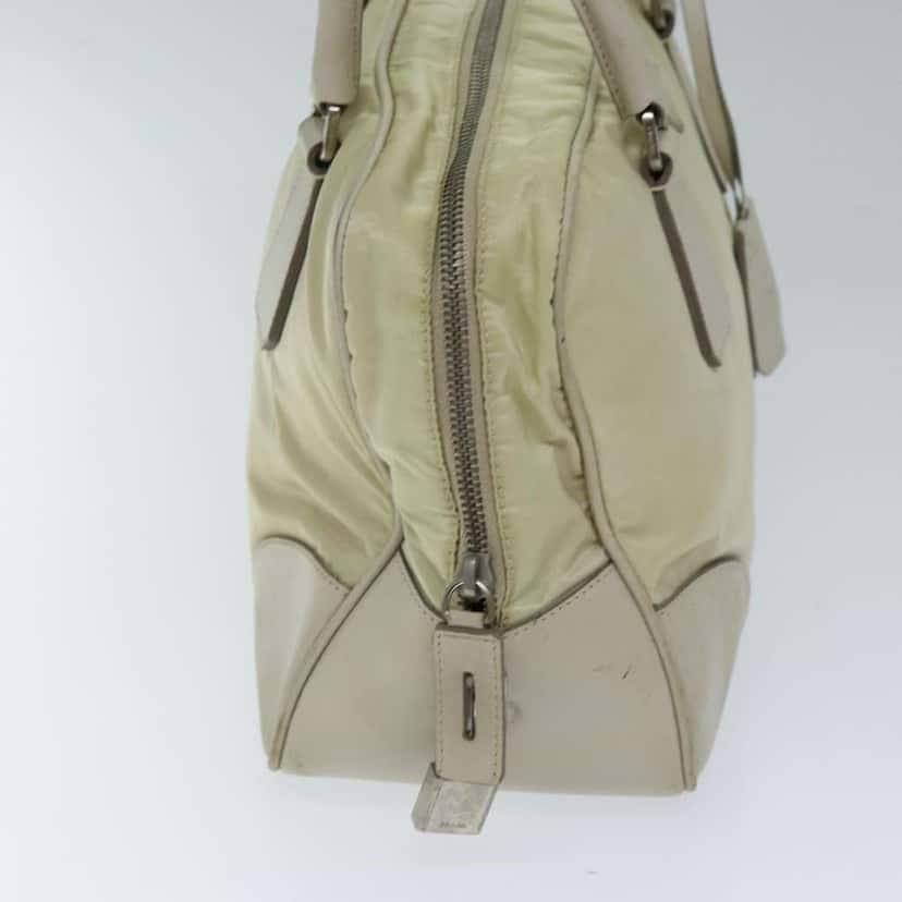Prada Bauletto Bag Beige Fair condition - Model View