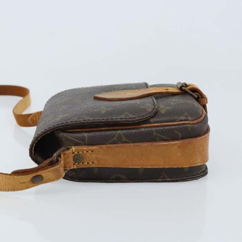 Louis Vuitton Cartouchiere Handbag Brown Canvas Fair condition - Model View