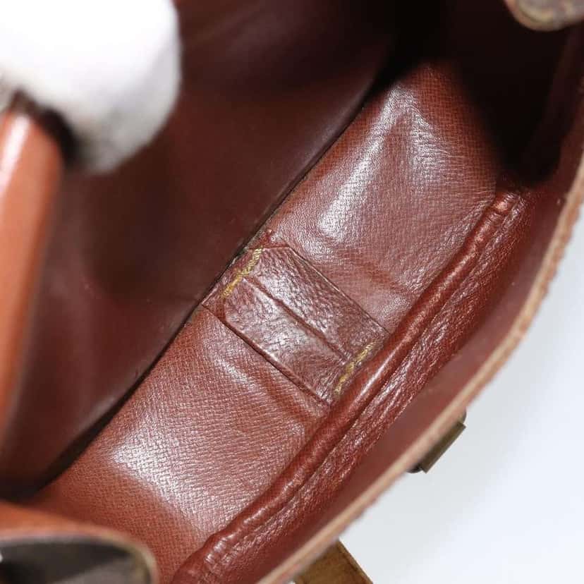 Louis Vuitton Cartouchiere Handbag Brown Canvas Fair condition - Box View