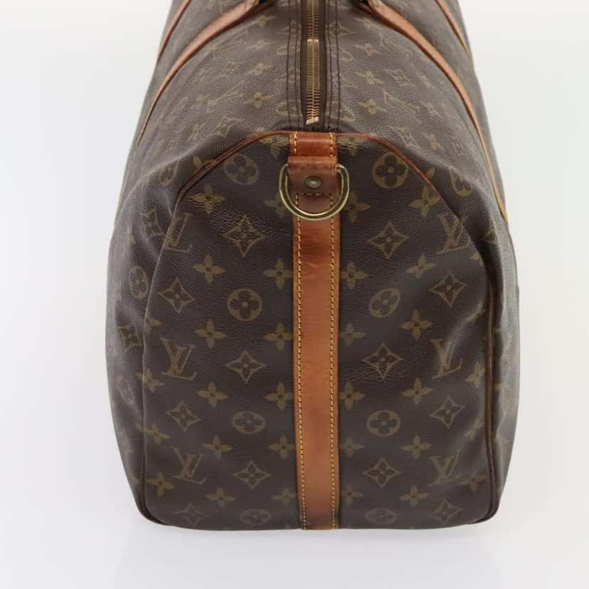 Louis Vuitton Keepall Bag Brown Canvas Fair condition - Inside View