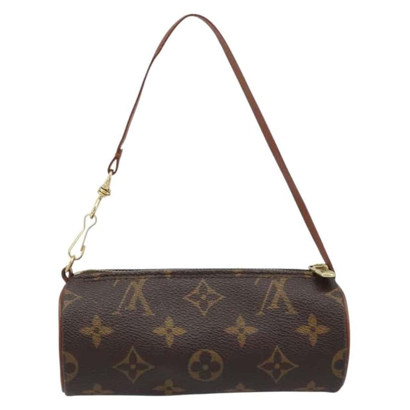 Louis Vuitton Papillon Pochette Brown Canvas Good condition - Back View
