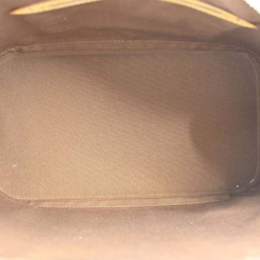 Louis Vuitton Alma Handbag Brown Canvas Good condition - Inside View