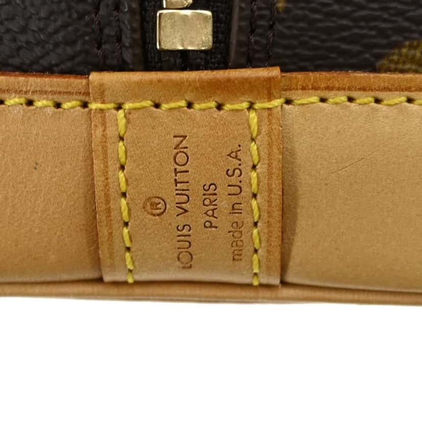 Louis Vuitton Alma Handbag Brown Canvas Good condition - Model View