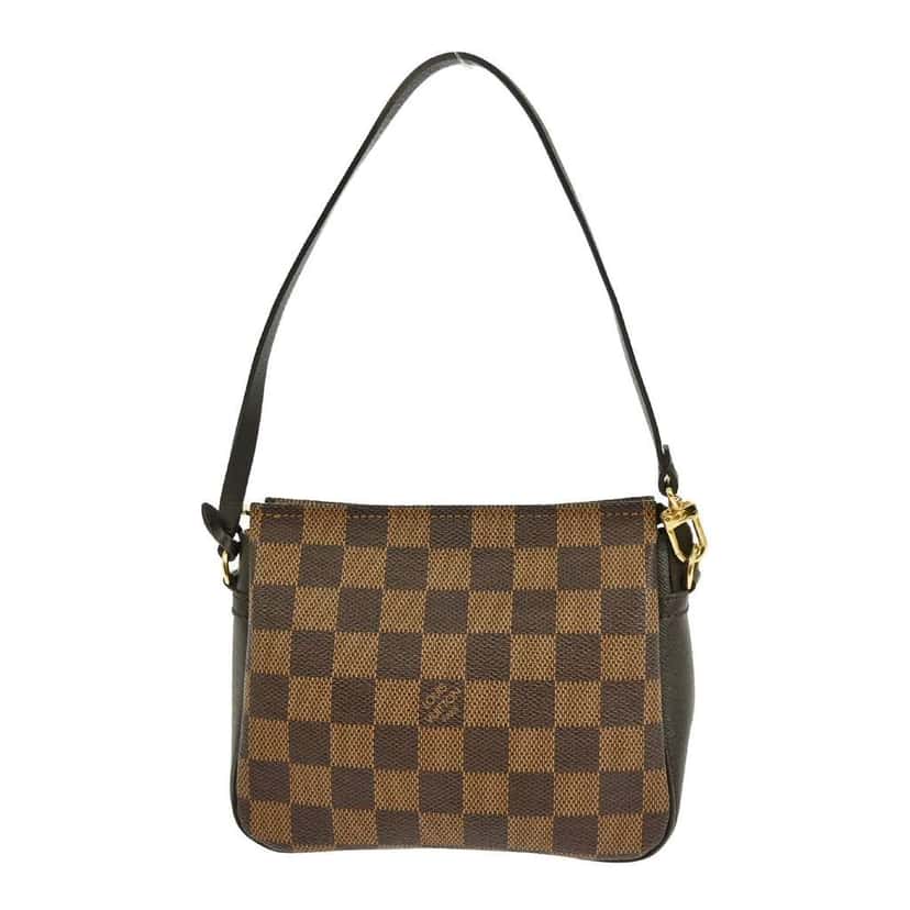 Louis Vuitton Trousse Make Up Bag Brown Canvas Good condition - Back View