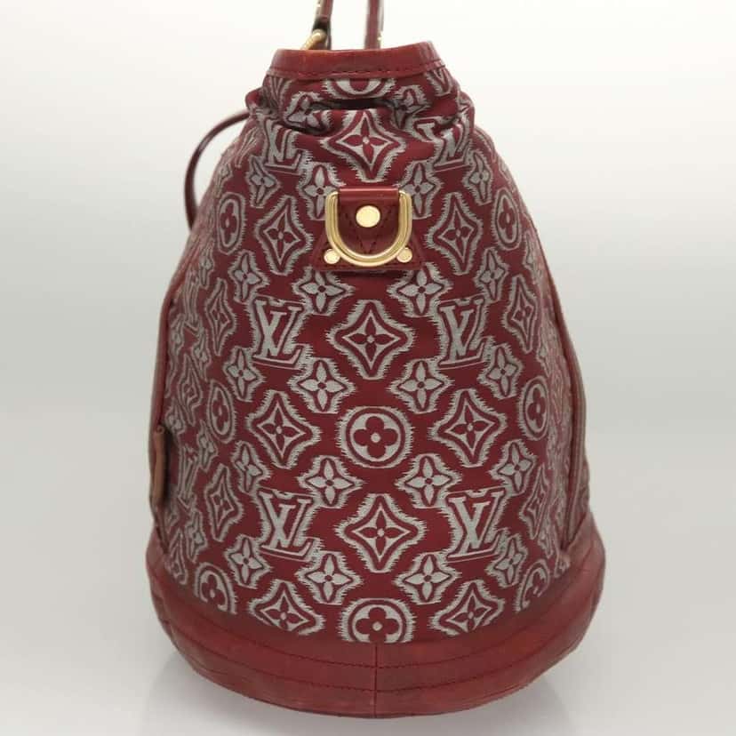 Louis Vuitton Aviator Handbag Burgundy Canvas Good condition - Inside View