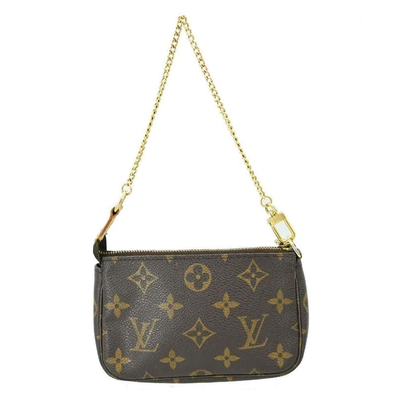 Louis Vuitton Pochette Accessoires Brown Canvas Good condition - Front View