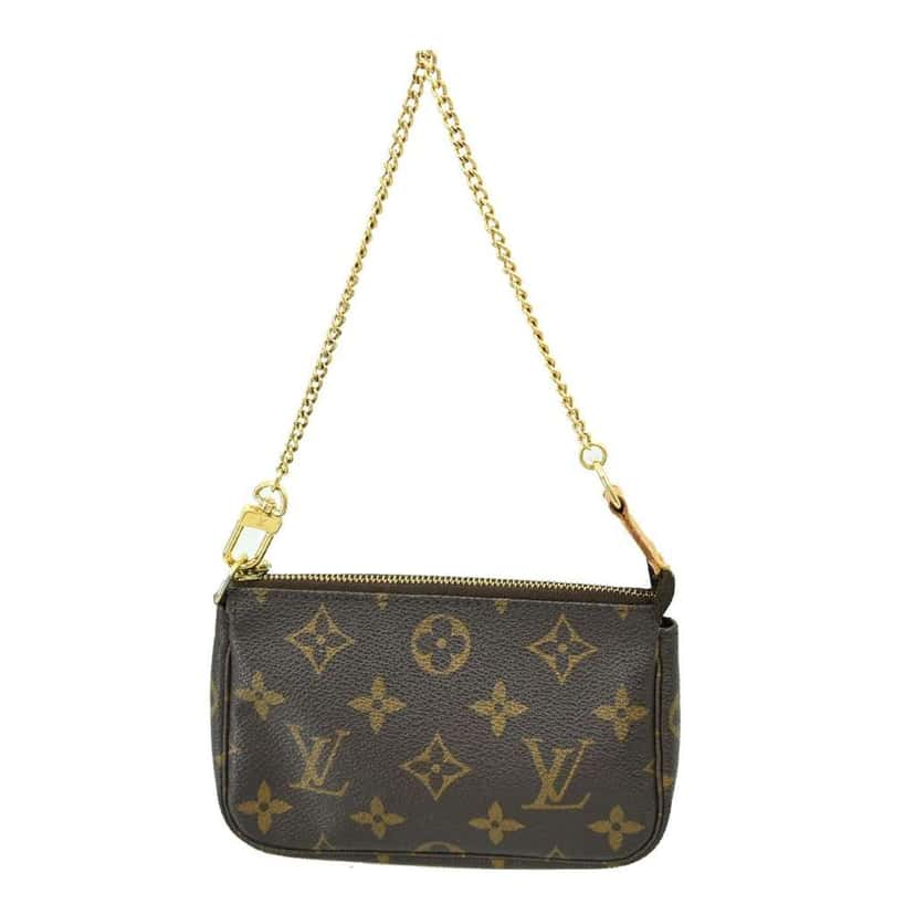Louis Vuitton Pochette Accessoires Brown Canvas Good condition - Back View