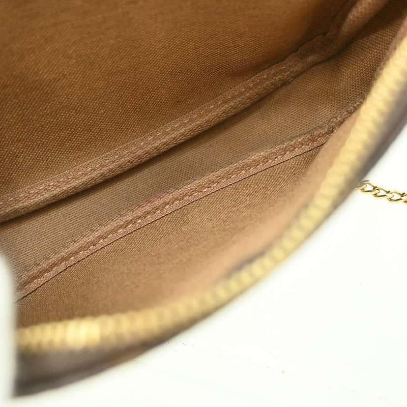 Louis Vuitton Pochette Accessoires Brown Canvas Good condition - Inside View